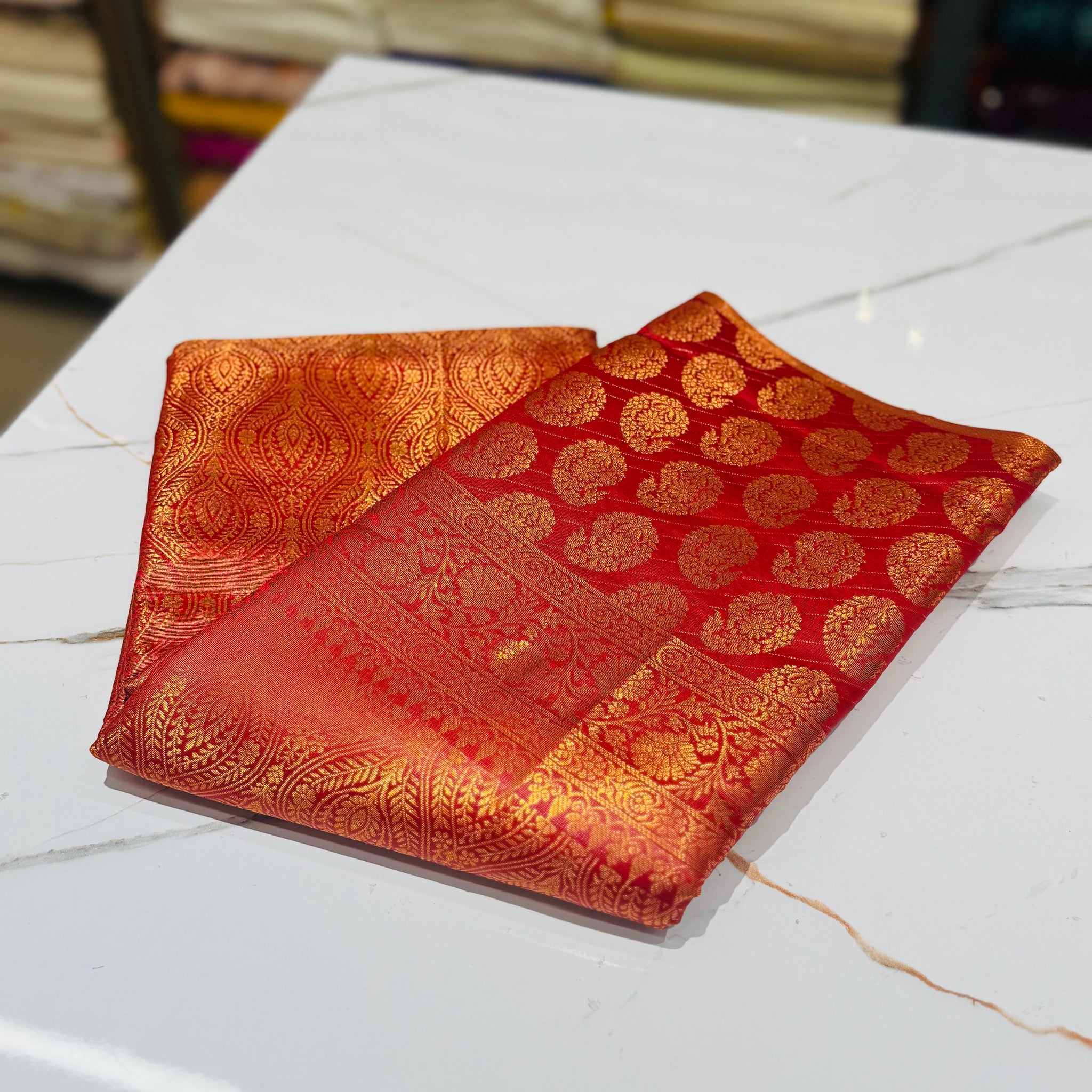 BANARASI SAREE-red